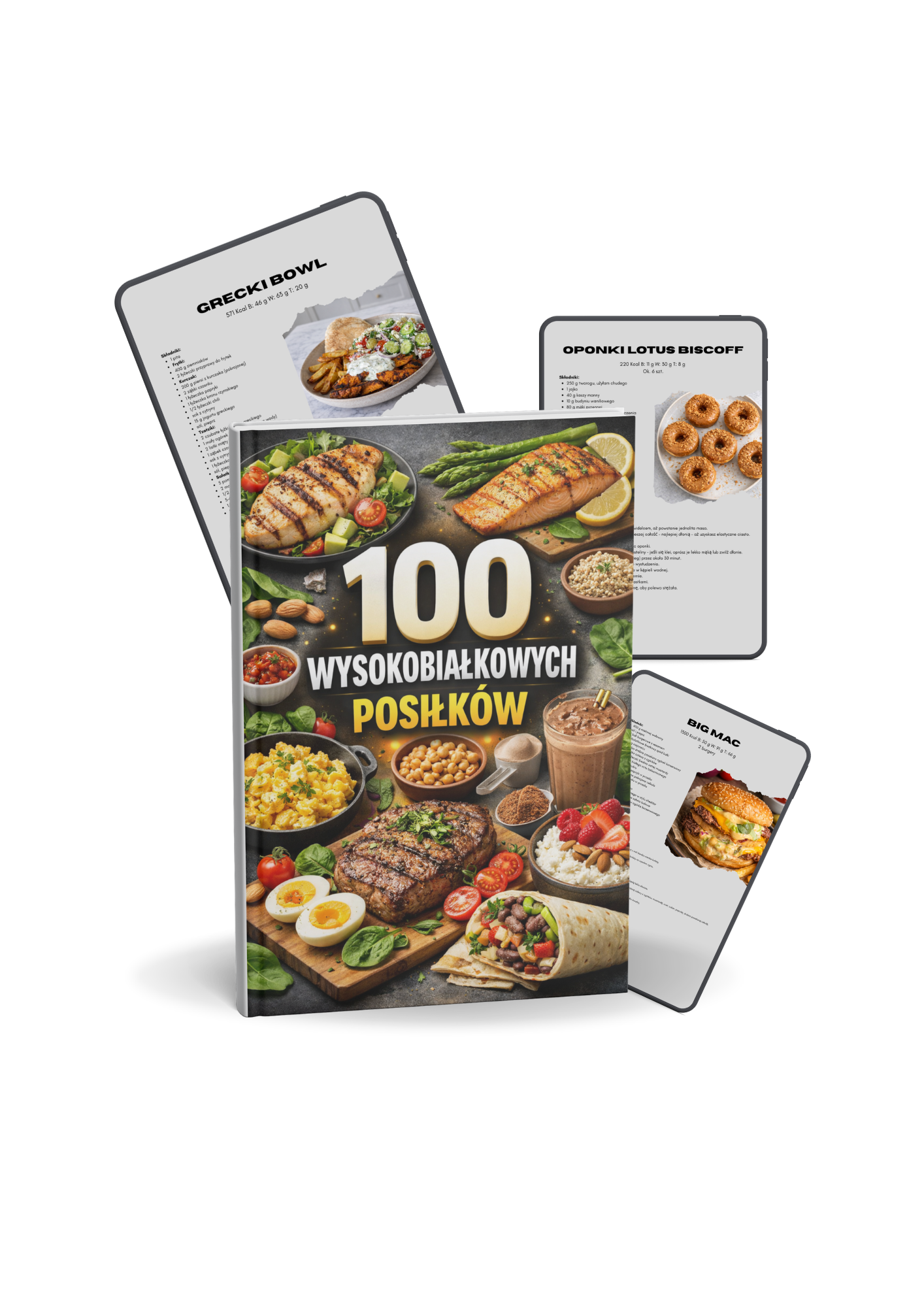 100 Wysokobiałkowych posiłków